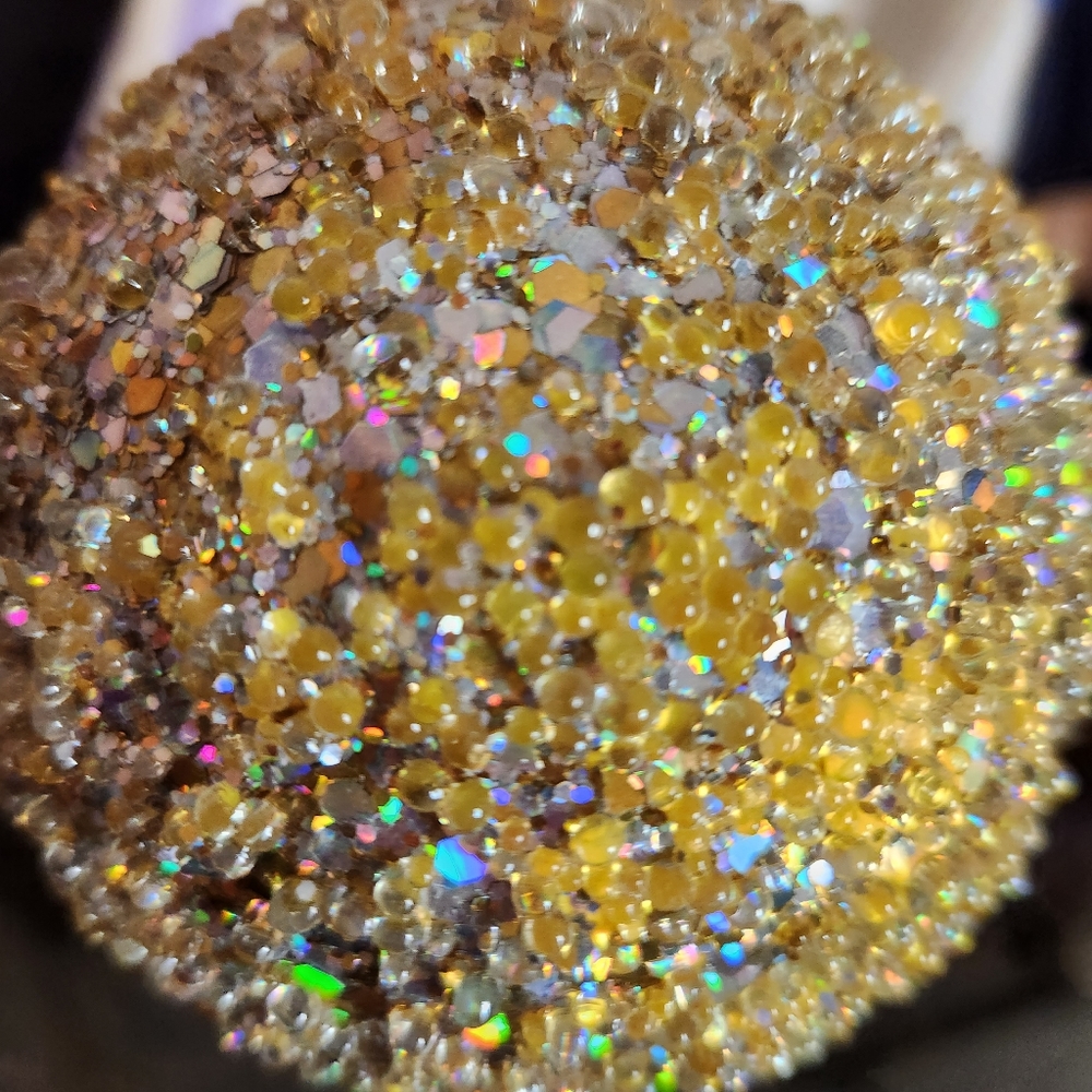 Vintage Gold chunk ornament - Picture 3 of 5